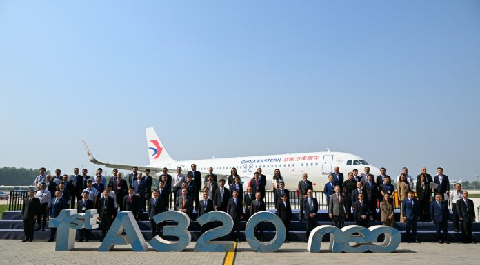 Cina: Airbus consegna il primo A320 assemblato nella nuova FAL di Tianjin (1)