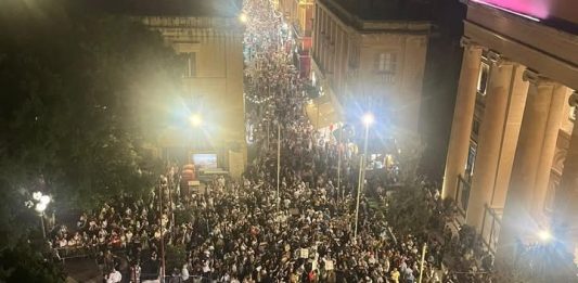 Crowd marches in Valletta calling for justice for Daphne Caruana Galizia