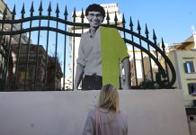 Napoli commemora con un’opera d’arte il giornalista Giancarlo Siani ucciso dalla camorra