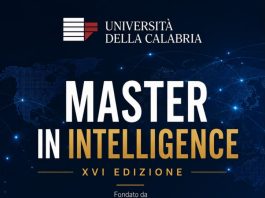 Master in Intelligence dell’Università della Calabria, domande fino al 30 ottobre