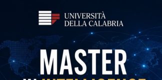 Master in Intelligence dell’Università della Calabria, domande fino al 30 ottobre
