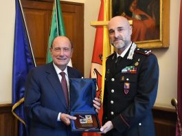 Schifani riceve il nuovo Comandante Provinciale dei Carabinieri di Palermo