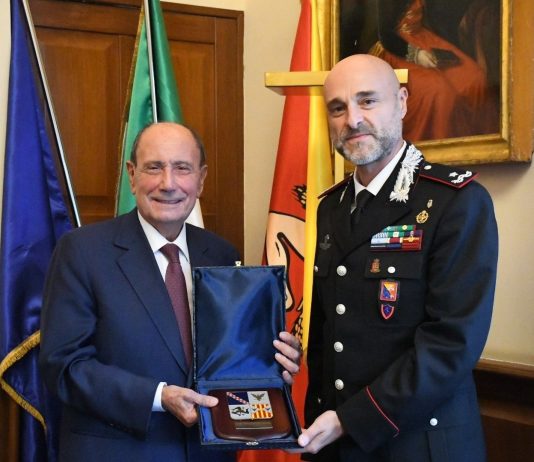Schifani riceve il nuovo Comandante Provinciale dei Carabinieri di Palermo