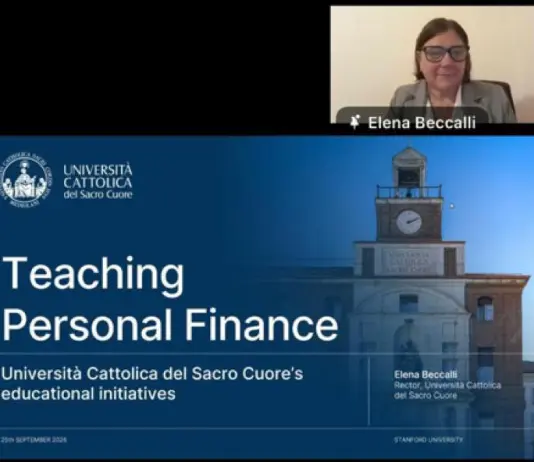 A Stanford l’Università Cattolica presenta le iniziative sulla finanza personale