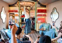 Cina: il treno turistico del Wuyishan attira tanti visitatori (1)