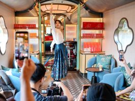 Cina: il treno turistico del Wuyishan attira tanti visitatori (1)