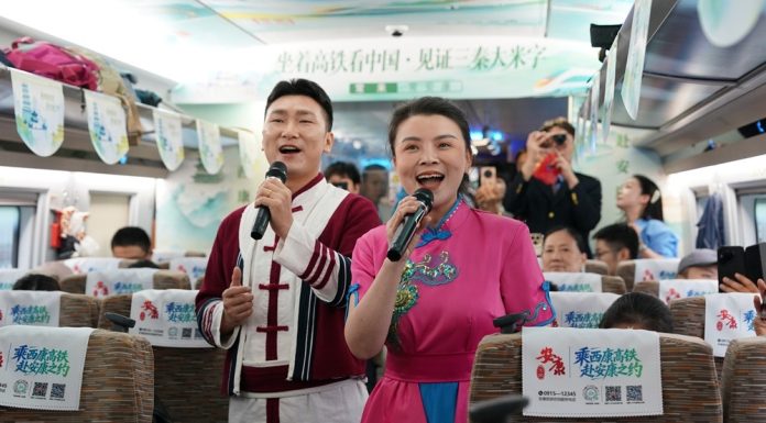 Cina: entra in servizio la ferrovia ad alta velocità Xi’an-Ankang (3)