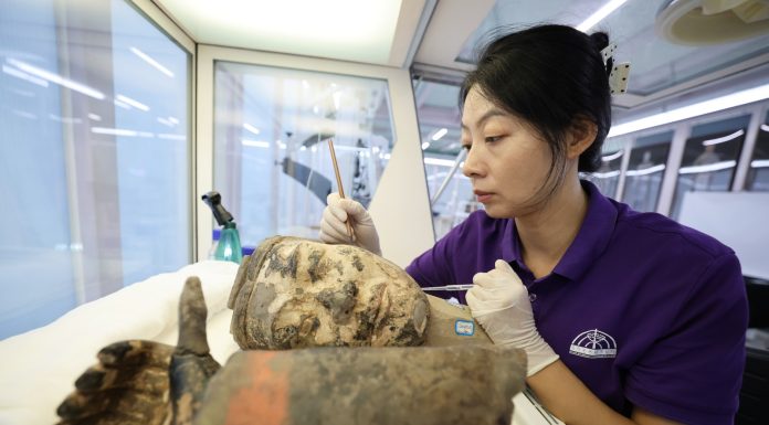 Cina: restauratori al lavoro sui Guerrieri di Terracotta a Xi’an (1)
