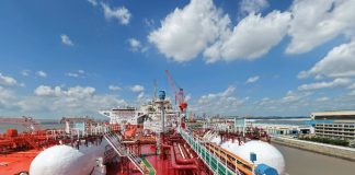 Cina: consegnata nave gasiera Chang Ping Yuan da 88.000 metri cubi (1)