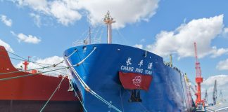 Cina: consegnata nave gasiera Chang Ping Yuan da 88.000 metri cubi (2)