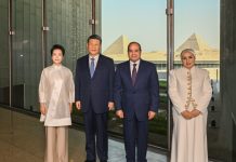 Egitto: Xi e Peng Liyuan visitano il Grande museo egizio