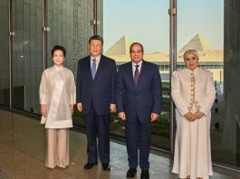 Egitto: Xi e Peng Liyuan visitano il Grande museo egizio