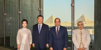 Egitto: Xi e Peng Liyuan visitano il Grande museo egizio