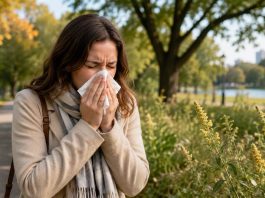 Allergie di settembre: quali sono le piante che possono creare problemi donna che starnutisce
