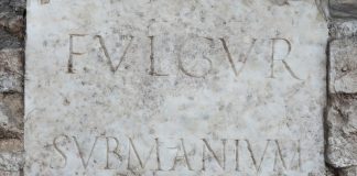 Villa Adriana, nell’area dell’Anfiteatro riaffiora una testimonianza del fulgur conditum