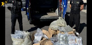 Catania, maxi sequestro di oltre 210kg di stupefacenti: tre arresti