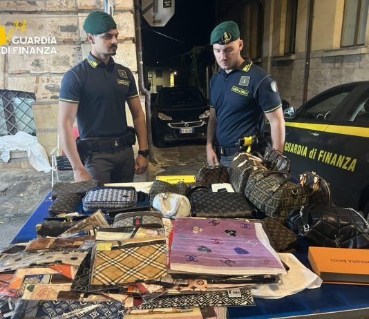 Vibo Valentia, finanzieri sequestrano 100 borse con marchi contraffatti