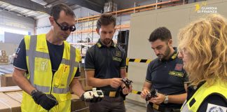 Modellini contraffatti di automobili, maxi sequestro di 2.400 pezzi presso il Porto di Genova Prà