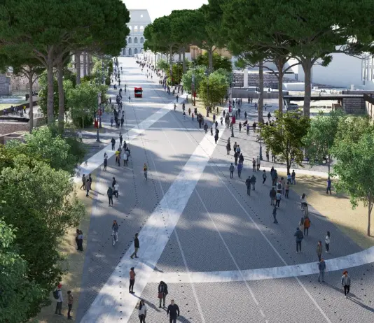 Roma, Via dei Fori Imperiali cambia aspetto: sarà un boulevard pedonale con terrazze sui templi