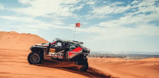 Loeb si aggiudica la terza tappa in Marocco per i Dacia Sandriders