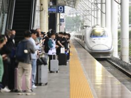 Cina, nuovo record di tratte percorse in un giorno sulla linea ferroviaria