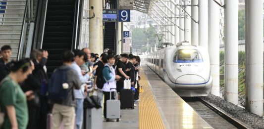 Cina, nuovo record di tratte percorse in un giorno sulla linea ferroviaria
