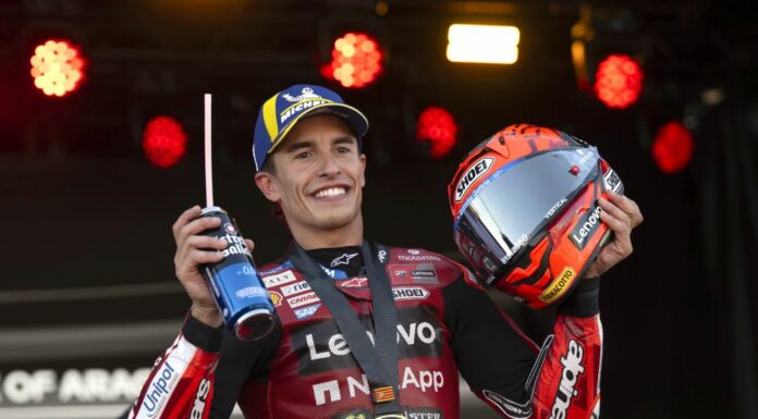Marc Marquez vince in Giappone e si avvicina a Martin, Bezzecchi terzo