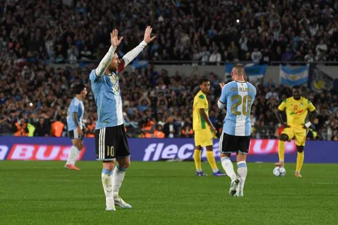 Messi Plays His Final Match For The Argentina National Team In Buenos Aires