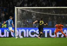 Doppietta De Bruyne e gol di Lang, al Maradona il Napoli batte 3-0 il Frosinone