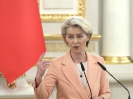 Ucraina, von der Leyen “Sostegno a Zelensky, da Ue fondi per droni e missili”