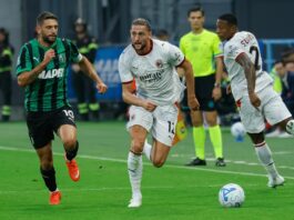 Odenthal risponde a Rabiot, al Mapei Stadium Sassuolo-Milan 1-1