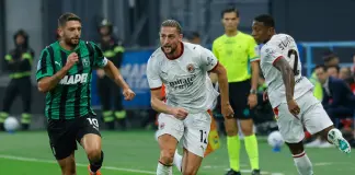 Odenthal risponde a Rabiot, al Mapei Stadium Sassuolo-Milan 1-1