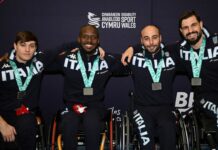 Europei Paralimpici, a Cardiff Italia d’argento nella sciabola a squadre