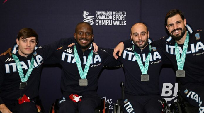 Europei Paralimpici, a Cardiff Italia d’argento nella sciabola a squadre