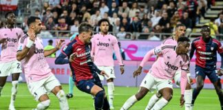 Il Cagliari ferma la Juve sull’1-1, Kolo Muani risponde a Maldini