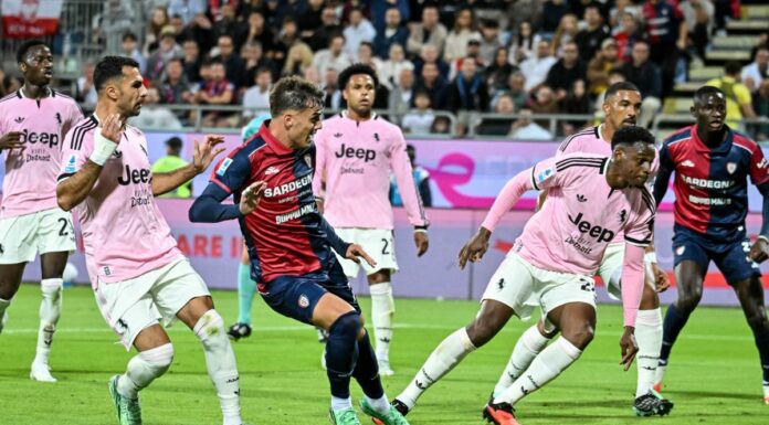 Il Cagliari ferma la Juve sull’1-1, Kolo Muani risponde a Maldini