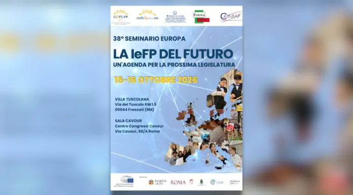 Istruzione e formazione professionale, 15-16 ottobre Seminario Europa CIOFS-FP ETS