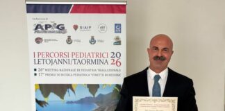 Palermo, premiati pediatra Giovanni Muscolino e la Neonatologia di Villa Serena