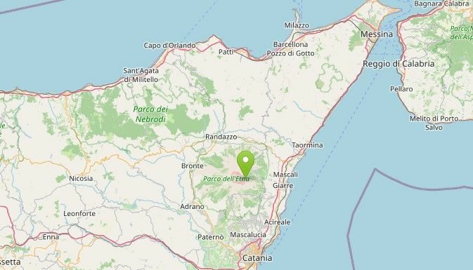 Scossa di terremoto di magnitudo 3.8 nel Catanese alle pendici dell’Etna