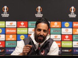 Amorim “Rotazioni o no il Milan sente la repsonsabilità di dover vincere”