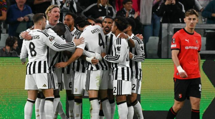 Un rigore di Woltemade salva la Juventus: 2-2 in casa contro il Rennes