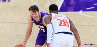 Doncic non brilla ma il derby di Los Angeles va ai Lakers, Hawks da record
