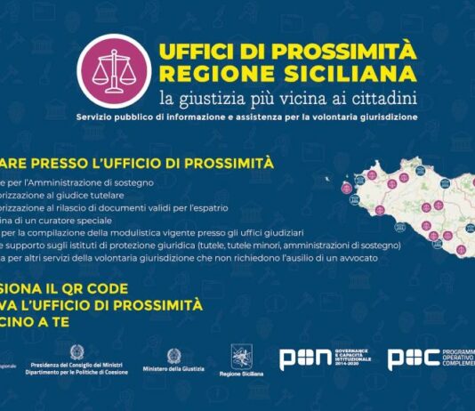 Giustizia, il 30 novembre a Palermo ultima tappa del progetto Uffici di prossimità