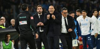 Serie A, due turni di squalifica per Allegri dopo l’espulsione in Napoli-Roma