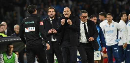 Serie A, due turni di squalifica per Allegri dopo l’espulsione in Napoli-Roma