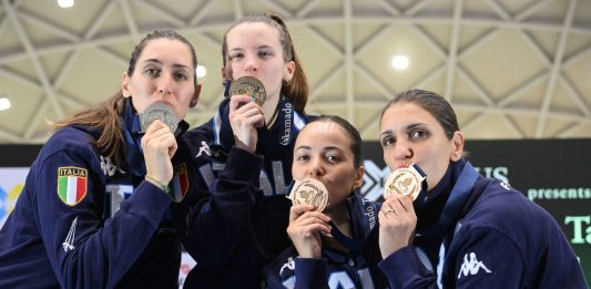 L’Italia del fioretto femminile fa la storia a Takamatsu: Favaretto trionfa, Batini d’argento e bronzo per Errigo e Volpi