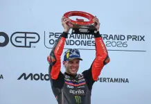 Bezzecchi trionfa nel Gp di Indonesia, podio tutto di marca Aprilia