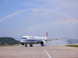 Cina: aereo C919 di produzione nazionale ha trasportato oltre 8,4 mln passeggeri