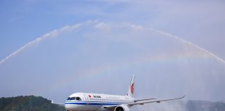 Cina: aereo C919 di produzione nazionale ha trasportato oltre 8,4 mln passeggeri
