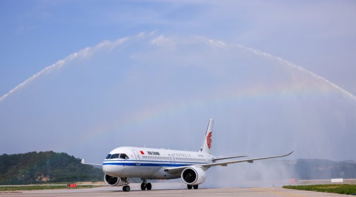 Cina: aereo C919 di produzione nazionale ha trasportato oltre 8,4 mln passeggeri
